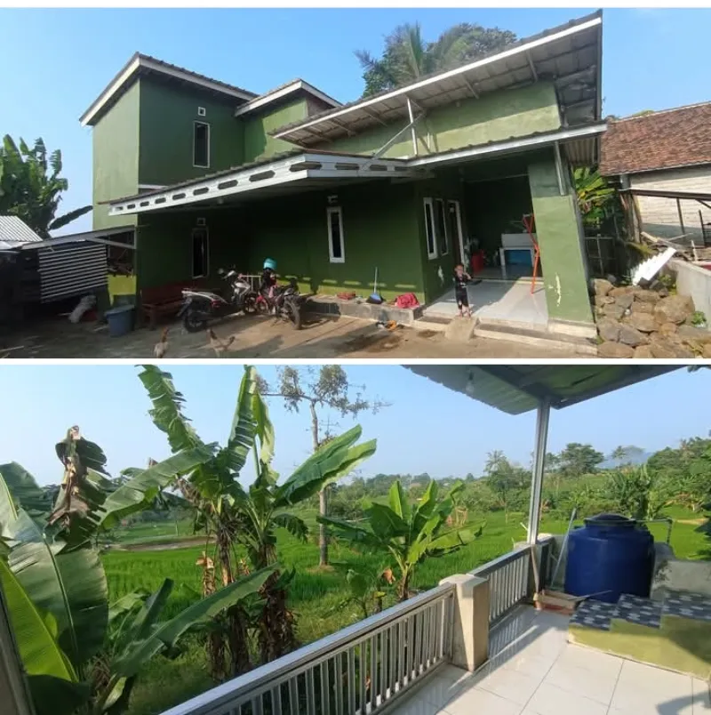 Rumah dengan suasana persawahan yang asri - adasale