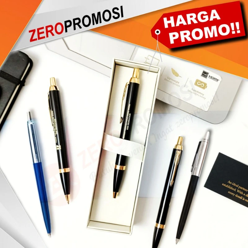 Sedia Aneka Pulpen Perker Original Cetak Logo - adasale