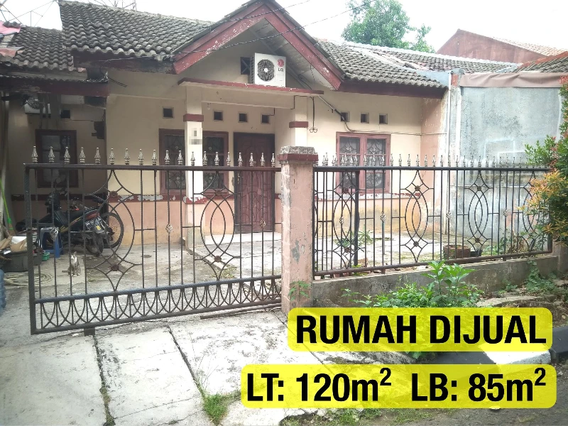 Rumah Cluster Bumi Anggrek Hadap Taman 120m/85m - adasale