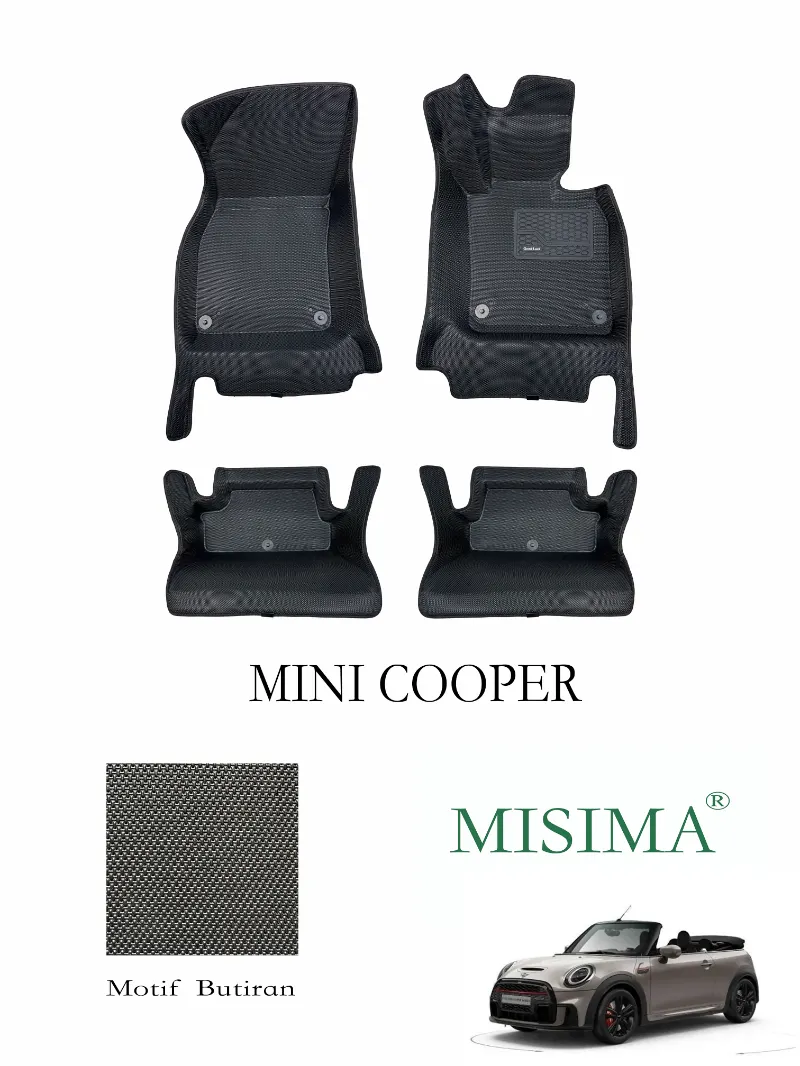 Karpet Mobil 5D Mobil BMW Mini Cooper Butiran - adasale