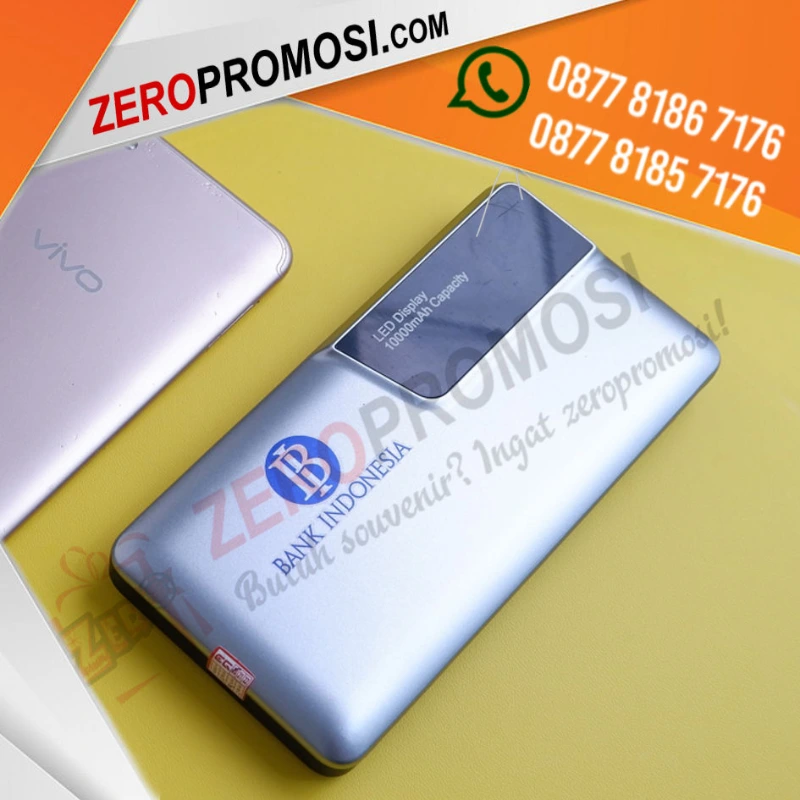 Powerbank Custom Logo 10.000 mAh – Souvenir Kantor - adasale