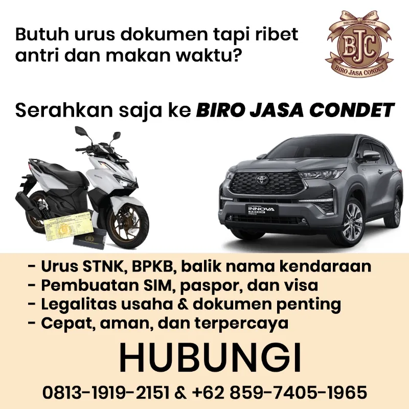 jasa kepengurusan kendaraan dan jasa lain - adasale