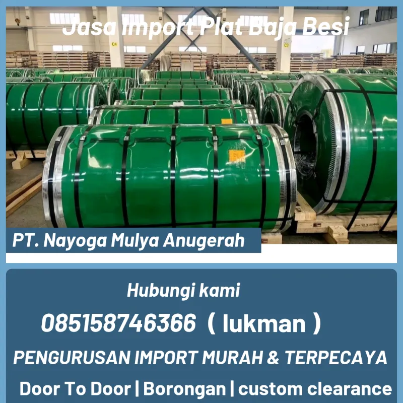 jasa import plat baja dari korea - nayoga  - adasale