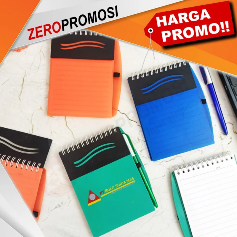 Memo Plastik Kecil Custom Logo Souvenir  - adasale