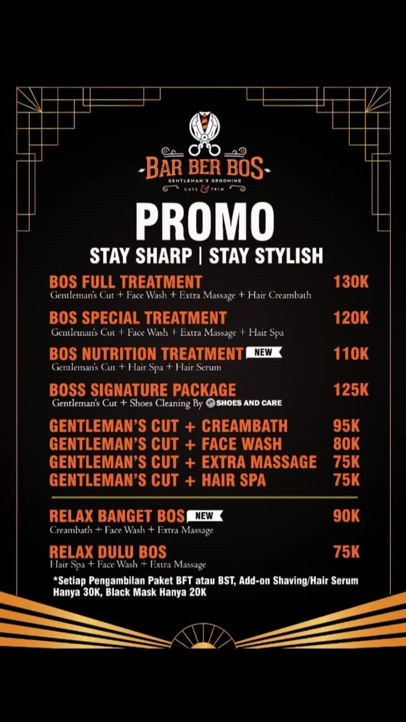 BARBERBOS SURYA SUMANTRI, BARBERSHOP TERBAIK - adasale