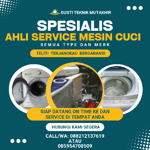Jasa Service Mesin Cuci di Gusti Teknik  - adasale