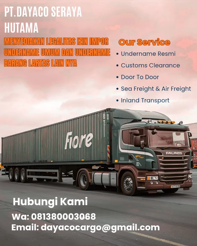 Jasa Import Undername Resmi - adasale