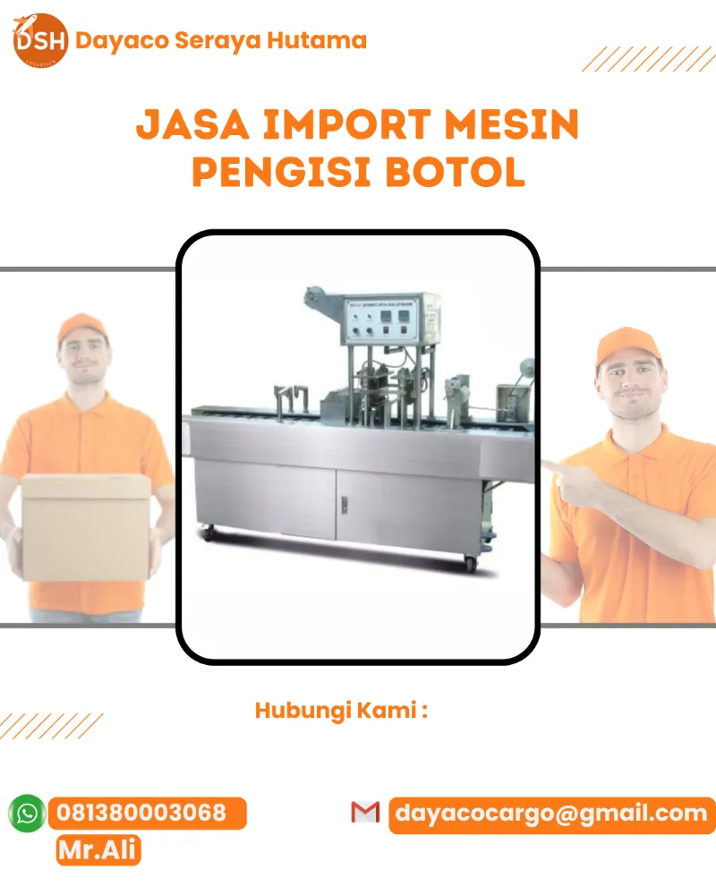 Jasa Import Mesin Pengisi Botol - adasale