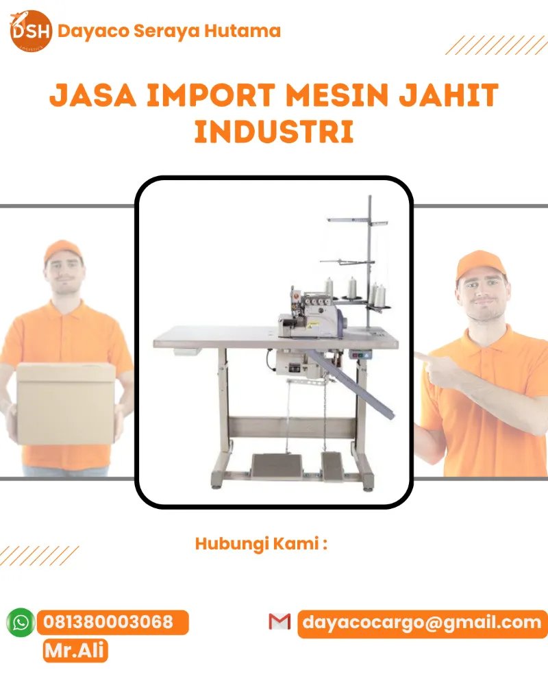 Jasa Import Mesin Jahit - adasale